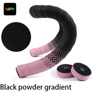 NPY Road Bike Bar Tape Ultra-light Gradient Bicycle Handlebar Strap Breathable PU EVA Anti Slip Handle Belt Shock Absorption