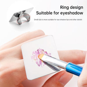 【COD】Ring Palette Stainless Steel Cincin Palet Pencampur Kutek Foundation Mix Palete Pallet Eyeshadow Mixing Pallete Foundation Palette Fondation Alat Pencampur Makeup-💞Margot