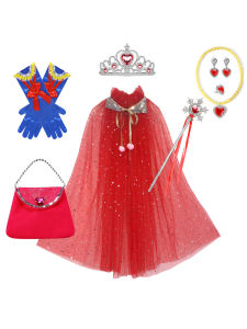 Frozen Theme Halloween Elsa Anna Cape