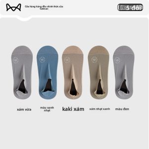 Tất thuyền nam MiiOW bằng lụa mỏng thoáng khí chống mùi - mùa hè