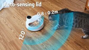 Portable Automatic Switch Function Sensor Weighing Bowl Feeder Battery-Powered Waterproof Eco-Friendly