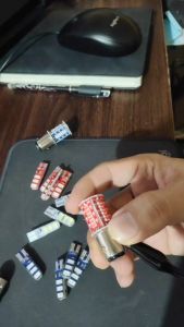 LAMPU LED T10 SEN SEIN SENJA 6 LED JELLY + Lampu LED Rem Stop Bayonet 30 mata Kedip