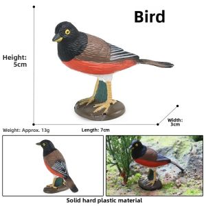 Educational Realistic Solid White Homing Pigeon Model