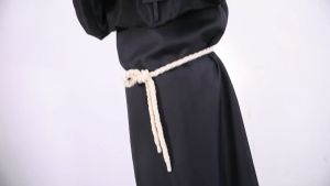 HNB Wizard Costume Medieval Monk Friar Robe Christian Priest Hooded Cape Grim Reaper Cosplay Robe