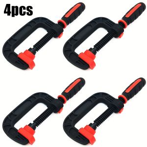 NiuXiang | 4pcs 7 Inch Plastic Spring Clamps for Woodworking Wood Clamps with Powerful Clamping Force Reinforced Plastic Nylon Clamps