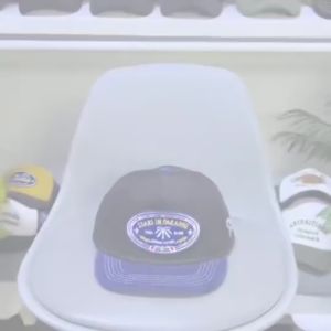 Topi Ropehat Corduroy Stars In Paradise Black Blue Thisplan