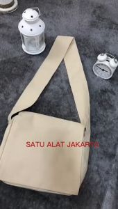 SATU ALAT Tas Selempang Tali Lebar PARIS 100% Canvas Premium Tebal Tas Kanvas