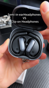 Hifi Wireless Bluetooth 5.4 Headset Recording Translation AI Assistant Stereo Hanging Ear Earbuds 50H Playtime 500mAh Case Earphone