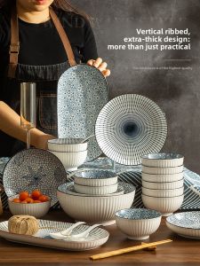 KANGMO | Bộ Dụng Cụ Ăn Sứ Phong Cách Nhật Bản Bắc Âu