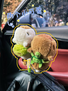 Creative Cavy Badminton Racket Plush Doll Tennis Racket Toy Gift Decorative Handle Water Vole Cartoon Stuffed Toy