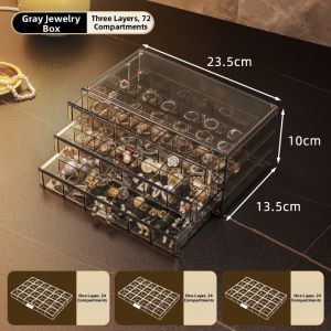 KAMAN | Anti-Oxidation Jewelry Box Divided Large Capacity Multi-Layer
