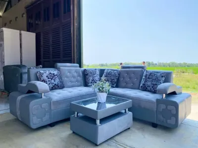 SOFA mininalis Letter L Model Terbaru promo 40%
