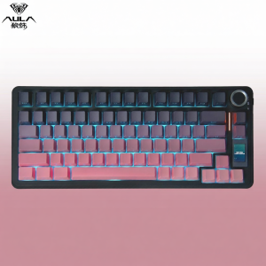 AULA | Wireless Customizable Hot-Swappable Mechanical Keyboard for Office and FPS Gaming 80 Keys