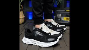 PAANRYBODY Sepatu Pria Sekolah Travel Sepatu Outdoor Sneakers Cowok Breathable Sport Running Shoes QNR31