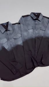 [ẢNH THẬT+FREESHIP] Áo sơ mi cộc tay loang màu chất liệu đũi không phai màu cao cấp áo sơ mi nam tay ngắn