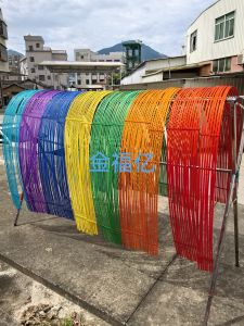 Wedding Celebration Bamboo Weave Decorative Ceiling Hanging Artwork Traditional Handcrafted Regional Bamboo Sculpture Design