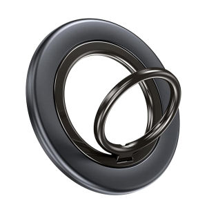 Bonola Magnetic Phone Ring Holder Finger Ring 360° Rotation Grip Stand for iPhone 16 1514 13 Pro Max Mini Adjustable Kickstand