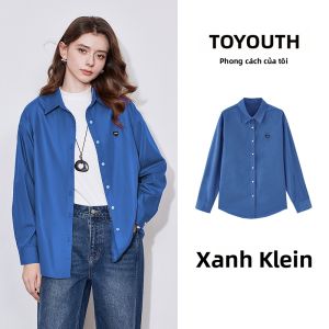Toyouth | Áo Nữ Nhiều Màu Phối Lớp Tay Dài Màu Trắng