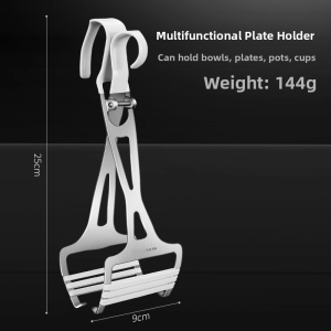 MONLEYTA | German Anti-Scald Clamp Kitchen Special Multifunctional Stainless Steel Non-Slip Plate Clamp Dishware Grabber Utensils Holder