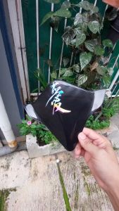 Handgrip standar beat + visor dan stiker hologram untuk beat fi esp deluxe 2016-2022