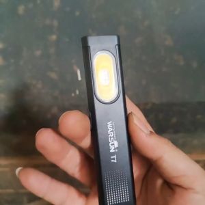 Đèn Pin Mini EDC Flashlight LS 07 Siêu Sáng Chất Liệu Nhôm Có Khuy Cài Nam Châm Tích Hợp Pin Lipo