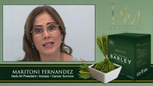 IAM amazing pure organic barley powder juice by maritoni fernandez ( 1 box - 10 sachets )