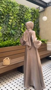 Anya Dress Kondangan Shimmer Silk Premium Terbaru 2023 Busui Friendly Ukuran M L XL