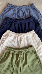 Celan Kulot Rib Panjang - Hornet Knit Pants - Loose Pants Highwaist Kulot Pajang ( COD )