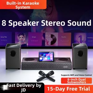 Aiwa | Bluetooth Enabled Soundbar with Subwoofer for Home and Karaoke Use