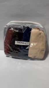 Seamless Bikini Panties Thong for Women 4pcs Bundle