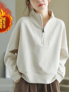 HUAXUNRAN | Warm Loose-Fit Womens Fashion Hooded Sweater