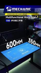 MECHANIC | MECHANIC V80 Multi-purpose Work Mat 600*350MM Larger Size for Phone Maintenance Heat Insulation Motherboard Fixing Tool Pad