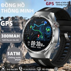 Đồng Hồ Thông Minh GT6 Max Dành Cho Nam Màn Hình AMOLED HD GPS Theo Dõi Nhịp Tim Gọi Bluetooth Chống Nước IP69 Màn Hình 1.52 Inch Tích Hợp Chức Năng Theo Dõi Sức Khỏe