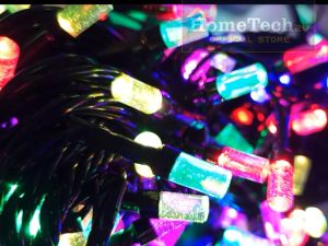 2024 Lampu Raya Warna Wani Lip Lap LipLap 10M 100leds Colourful String Lights Fairy Christmas Decoration Lights