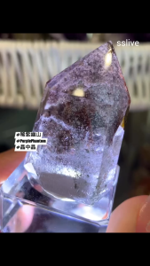 💜稀紫幽灵山景 🙌高透度晶柱 ✨右侧带有晶中晶 Mountain 🏔️ View - Purple Phantom Tower