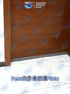 Paus Biru - Penutup Celah Lubang Bawah Pintu Door Bottom Seal Penghalang Debu Angin Serangga Celah Anti Kecoa Model Silikon Karet