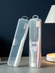 Portable Xuyên Thấu Hộp Đựng Bàn Chải Đánh Răng Hộp Đựng Bàn Chải Đánh Răng Đánh Răng Du Lịch Hộp Đựng Bàn Chải Đánh Răng Đánh Răng Du Lịch Thoáng Khí Vỏ Có Thể Thoát Nước Bằng Nhựa Hình Chữ Nhật