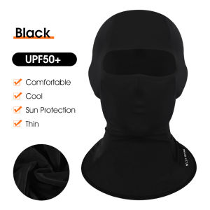 WEST BIKING Summer Ice Silk Balaclava UV Protection Cycling Headgear Anti-Sweat Quick-Dry Face Cover for Bicycle Motorcycle