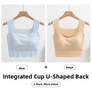 LangSha | Womens Bra Vest Inner Wear With Built-in Pads 1pc