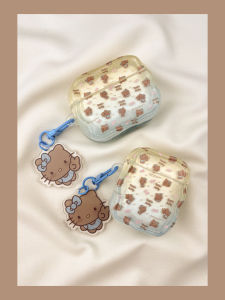 เคส Airpods4 KT Cat Cartoon Butterfly Knot ป้องกันไร้สาย Apple pro เข็มขัดแบบนุ่ม TPU สำหรับ Airpods3 Airpods2 Airpodpro