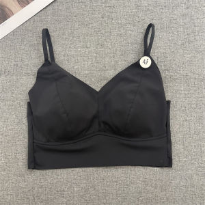 Adjustable Strapless Bralette Womens Thin Vest Style Latex Pad Bra Summer Fashionable Backless Underwear GUFY 5088