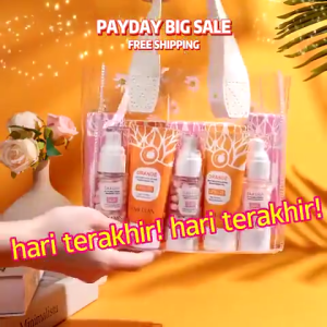 GMEELAN Special Kits Exfoliating Gel 50g/Krim pemutih Lazy Cream 30g/Krim Pemutih Ketiak Sakura 30g/Rose Arbutin Sunscreen 30g SPF50 PA++++ UV/gmeelan Lazy Cream day cream/gmeelan exfoliating gel【COD】