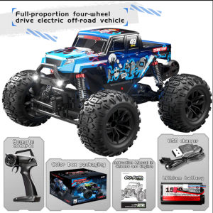 JJRC | High-Speed 1/18 RC Truck 2.4G 4WD Off-Road Large Wheel Carbon Brush All Terrain Climbing Car Toy Gift C8830