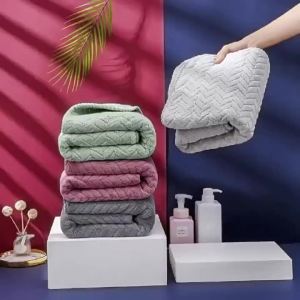 SEA JJTผ้าขนหนูคอรัลฟลีซสุดนุ่มสำหรับใช้ในบ้านผ้าขนหนูคอรัลฟลีซ  นุ่มพิเศษสำหรับใช้ในบ้านดูดซับได้ดีและนุ่ม