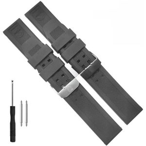 Luminox ใช้งานร่วมกับสายนาฬิกาซิลิโคน 23 มม.reamerol เวลา 3051 3081 3950 8800 Medium Light ตรงอินเทอร์เฟซหัวเข็มขัด