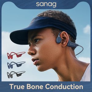 Sanag A5X True Bone Conduction Wireless Sport Headphones Open Ear Bluetooth Earphones 3D Stereo Sound Flash-sale Choice Headset