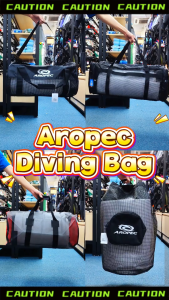 Aropec Net Bag Mesh Bag Equipment Bag Diving Bag Snorkeling Bag Gear Bag Duffel Bag Scuba Bag Seanergy Scuba
