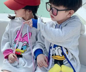 KYII Kids Girls Summer Dress Casual Loose Dress ky22263