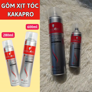 Gôm Xịt Tóc KAKAPRO 600ml - 280ml  Gôm Xịt Tạo Kiểu Giữ Nếp Tóc Luôn Mềm Mại Giữ Nếp Bền Bỉ 8h .