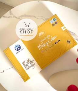HỘP BÁNH SỮA MILKY CAKE TRUYỀN THỐNG ĐẶC SẢN BA VÌ HIỆU CHỊ VÀNG